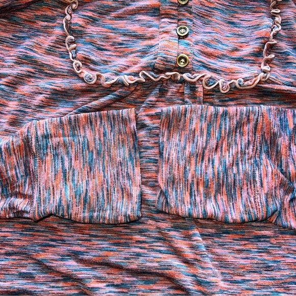 Matilda Jane Womens Long Sleeve Top Size L Purple Pink Relaxed Style - Picture 4 of 9